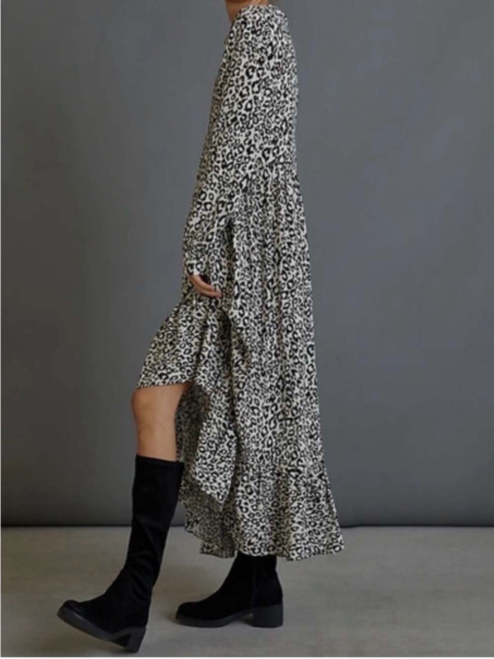 Mare Mare X Anthropologie Leopard Maxi Dress - Size S